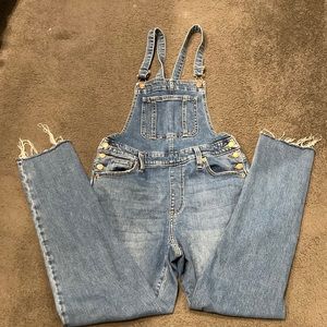Straight leg overalls